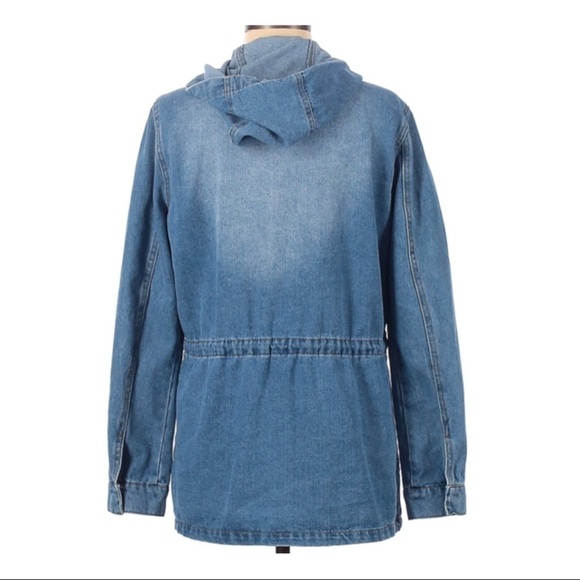 Ci Sono Denim Hooded Anorak Jacket - Picture 2 of 8